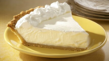 A Slice of Creamy Delight:  Perfect Summer Dessert