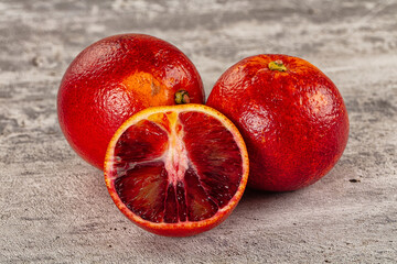 Red sweet juicy orange fruit