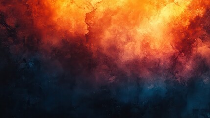 Fototapeta premium Fiery, smoky abstract background (5)