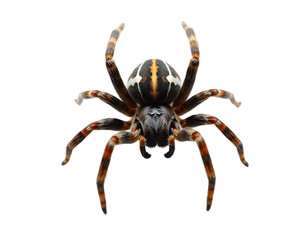 Obraz premium Detailed Close-Up of a Brown Spider with Striking Markings