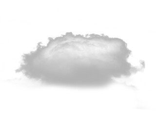 Cloud Isolation: A simple yet evocative image of a fluffy cloud isolated against the sky
