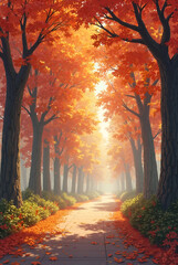 autumn in the park