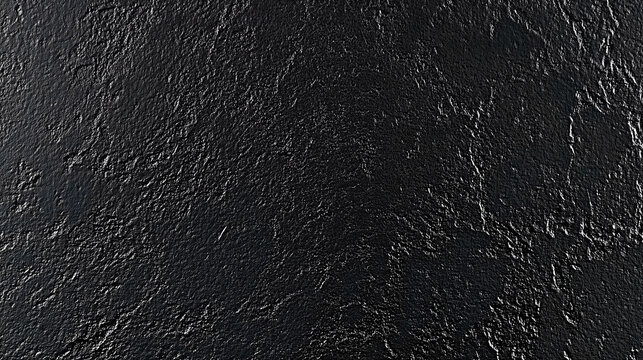 Black Textured Background with Fine Grain and Rough Surface
