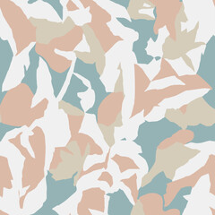 Vector abstract shape illustration seamless repeat pattern