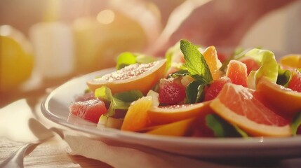 A Colorful Citrus Salad: Fresh and Healthy Delight