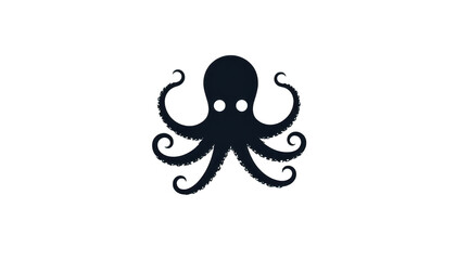 Fototapeta premium Intricate circular octopus design, a captivating marine life illustration