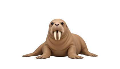 Fototapeta premium Captivating closeup, seal with open mouth in its natural habitat