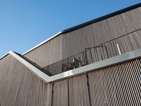 facade and railing