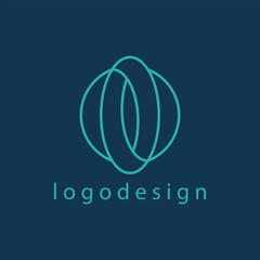  simple o logo vector template