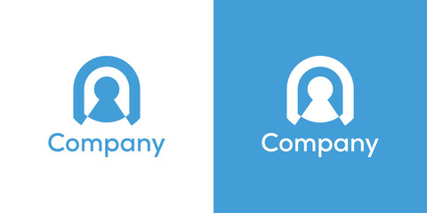 simple key icon logo design