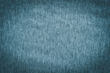 Vignette style, Top view gray cotton fabric for background. Textile product concept..