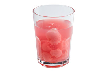 Rosy Refreshment Lychees in a Sweet Cold Drink