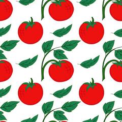 Pattern for textile or kitchen in hand draw style. Seamless pattern