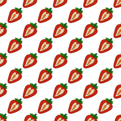 Pattern for textile or kitchen in hand draw style. Seamless pattern