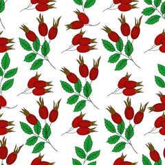 Pattern for textile or kitchen in hand draw style. Seamless pattern