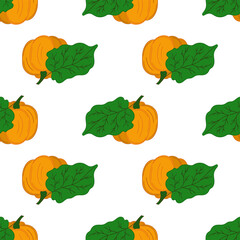 Pattern for textile or kitchen in hand draw style. Seamless pattern