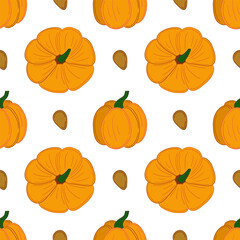 Pattern for textile or kitchen in hand draw style. Seamless pattern