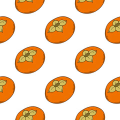 Pattern for textile or kitchen in hand draw style. Seamless pattern