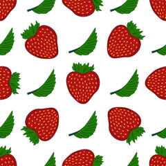 Pattern for textile or kitchen in hand draw style. Seamless pattern