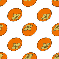 Pattern for textile or kitchen in hand draw style. Seamless pattern