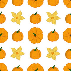 Pattern for textile or kitchen in hand draw style. Seamless pattern