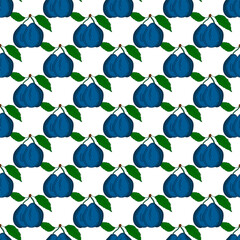 Pattern for textile or kitchen in hand draw style. Seamless pattern