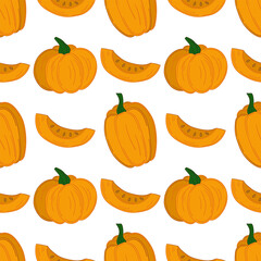 Pattern for textile or kitchen in hand draw style. Seamless pattern