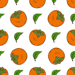 Pattern for textile or kitchen in hand draw style. Seamless pattern