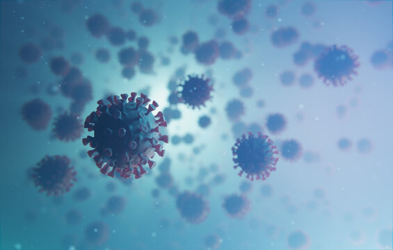 Viruses and medical concept