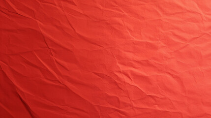 Fototapeta premium Crumpled Red Paper Texture Background