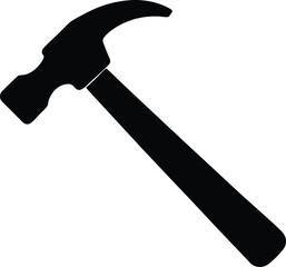 hammer and nail vector illustration