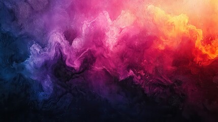 Obraz premium Vibrant abstract, colorful paint