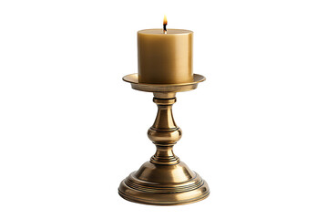 Decorative Candle Stand isolated on transparent background