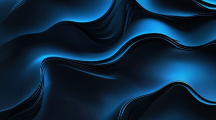 Abstract black blue gradient background texture luxury studio dark soft wallpaper. ai