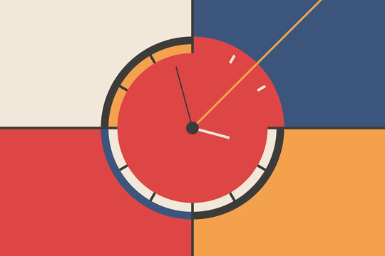 Abstract clock