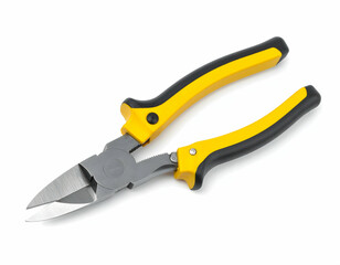 Obraz premium Yellow And Black Insulated Snips Tool Photography