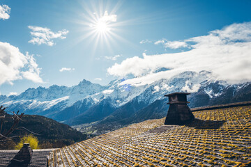 Discover Mont Blanc from the Charousse Alpages hike in Les Houches and Chamonix, in Haute-Savoie,...