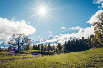 Discover Mont Blanc from the Charousse Alpages hike in Les Houches and Chamonix, in Haute-Savoie, France