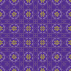 Classic Pattern Background Seamless Damask Retro Swatch Purple / クラシカルなパターン 背景素材 シームレス ダマスク レトロ スウォッチ対応 紫