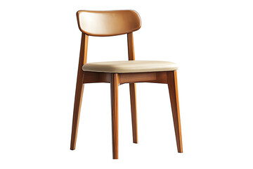 Dining chair isolated on transparent background