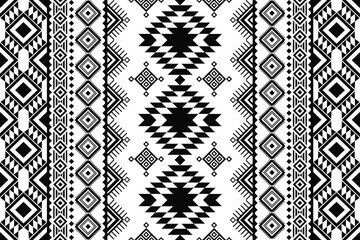 Navajo tribal vector seamless pattern. Native American ornament. Ethnic South Western decor style. Boho geometric ornament. Vector seamless pattern. Mexican blanket, rug. Woven carpet illustration