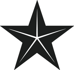 Fototapeta premium Split Star Silhouette Vector for Patriotic USA Independence Day Designs