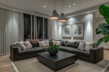 Modern living room interior design