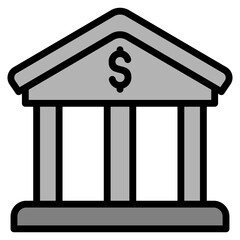 Bank Building Icon