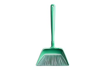 Dustpan for collecting garbage isolated on transparent background