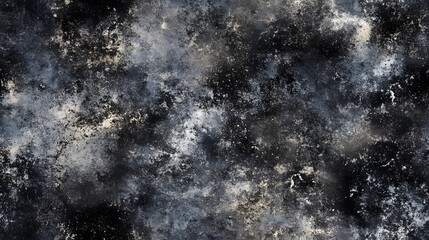 Abstract textured surface with gray and dark tones.