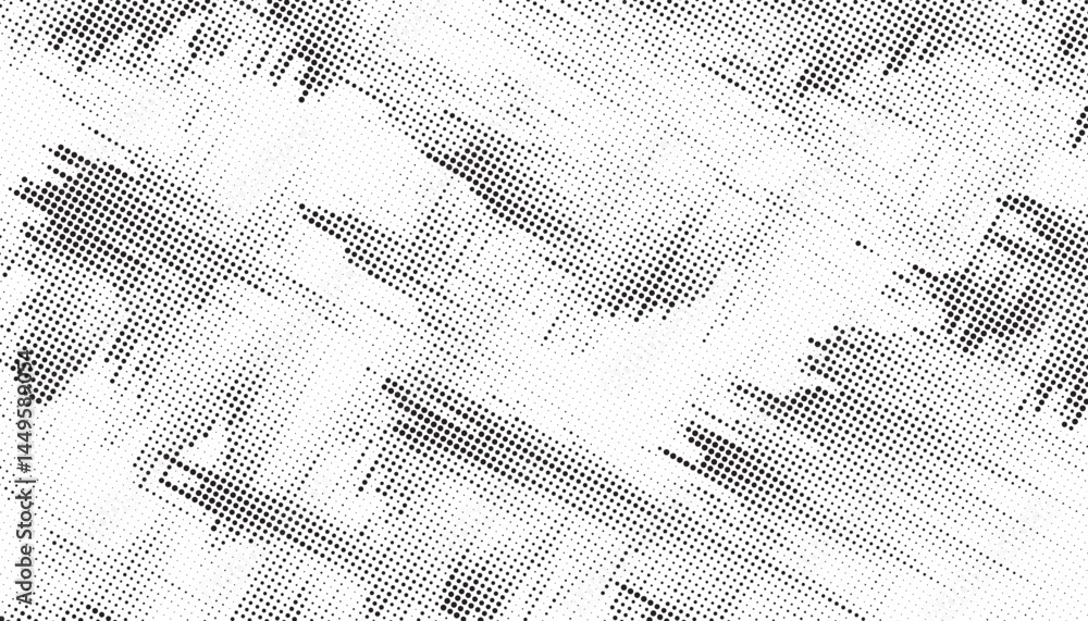Poster abstract grunge halftone background. retro comic grain pixel texture. dots cartoon wallpaper. pop ar