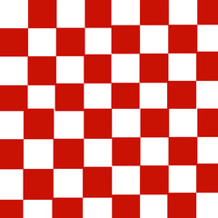 red chess board