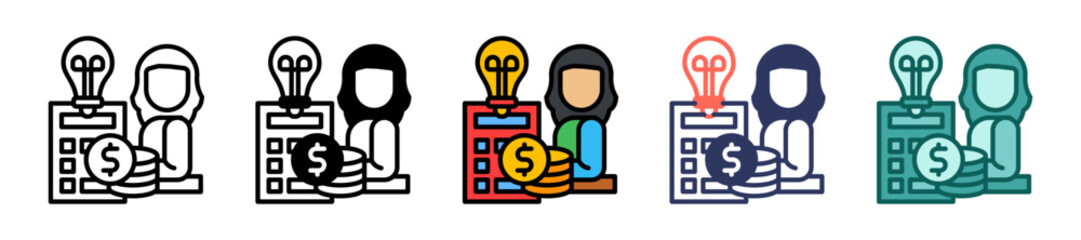 Calculating Of Skills multiple icon