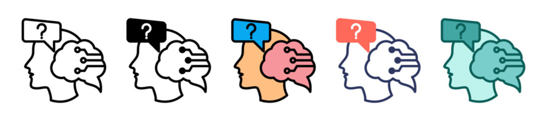 Emotional Intelligence multiple icon